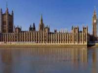 houses of parliament viewed accross river