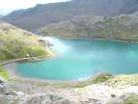 Looking at lake from mine entrance snowdon